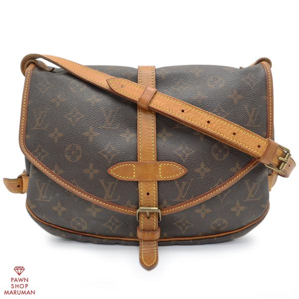 LOUIS VUITTON ルイヴィトン モノグラム ソミュール30 M42256 モノグラムキャン...