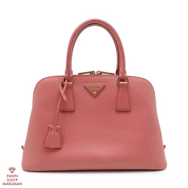プラダ ハンドバッグ(ストラップ欠品) 1BA837 サフィアーノレザー TAMARIS(ピンク系)...