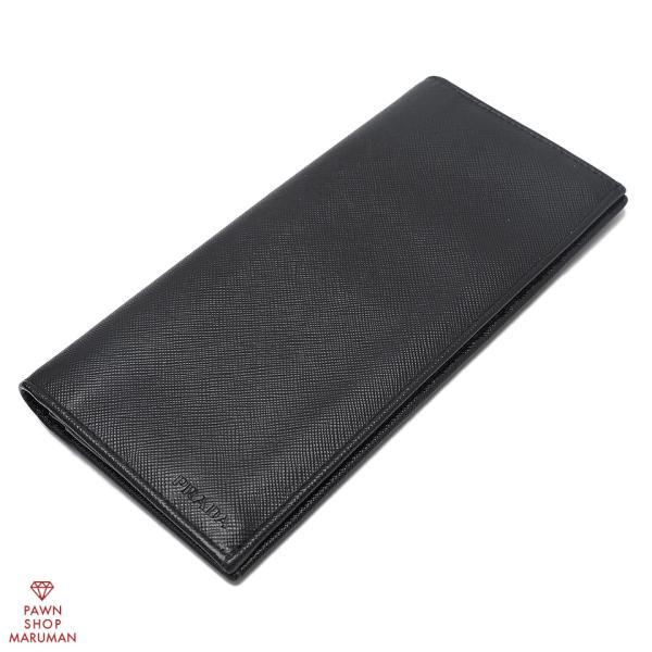 プラダ 二つ折り長財布 2M0836-PN9-F0002 サフィアーノレザー NERO(ブラック)×...