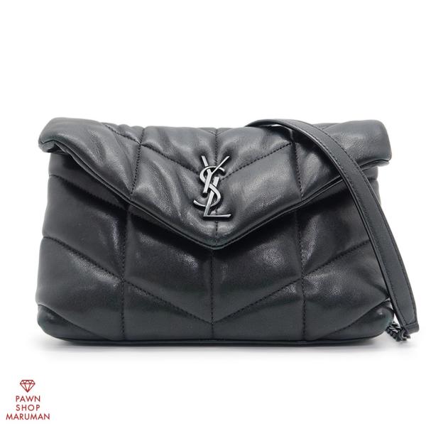SAINT LAURENT サンローラン パファー トイバッグ 620333 1LE08 1000 ...