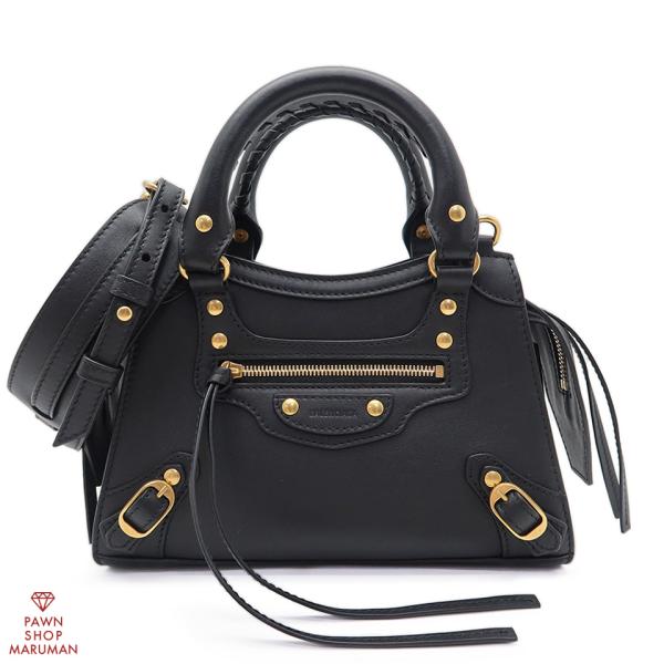 BALENCIAGA バレンシアガ ネオクラシック ミニシティ 638524 1000 T 5624...