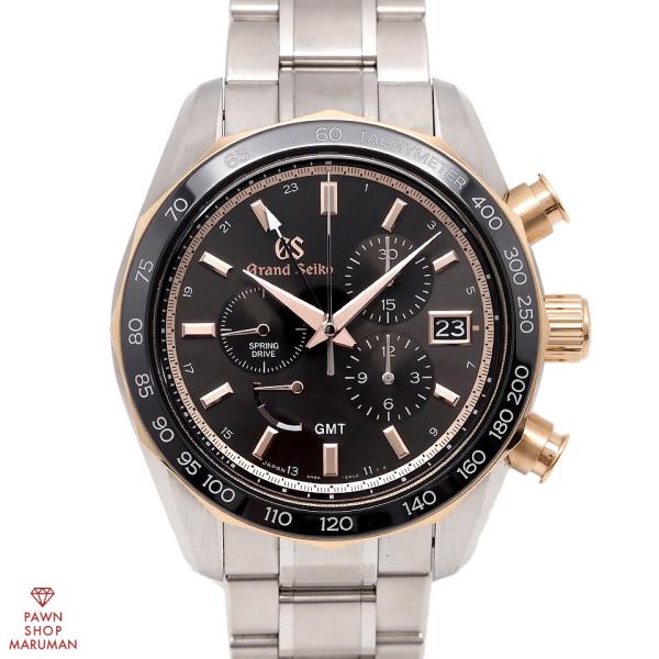 SEIKO セイコー グランドセイコー スプリングドライブ クロノグラフ GMT SBGC244 S...