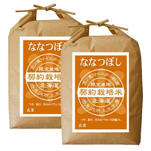 ななつぼし 玄米 10ｋｇ （5ｋｇ×2袋） 五つ星お米マイスター契約栽培米 平成30年度産 北海道産