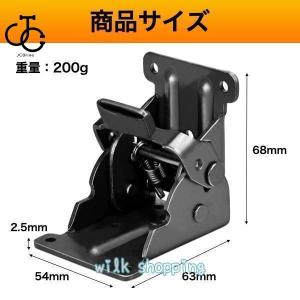 折れ脚 金具 折れ足金具 折れ足 DIY 折り...の詳細画像3