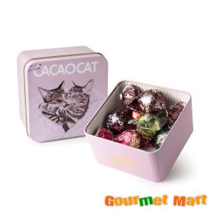 チョコレート I love CACAOCAT 缶ミックス 6個入 HUG [ミルク、ストロベリー、ピスタチオ、ダークラズベリー、メイプル、カカオ65％]  母の日 ギフト｜marumasa-hokkaido