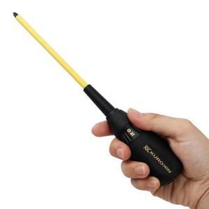 フジ矢 黒金 クロキン 電工ドライバー(KUR...の詳細画像1