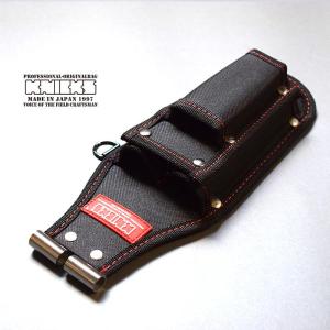 ニックス 腰道具 KNICKS KCS-301PNDX SUS補強入型押 ニッパー ドライバー3Pホルダー