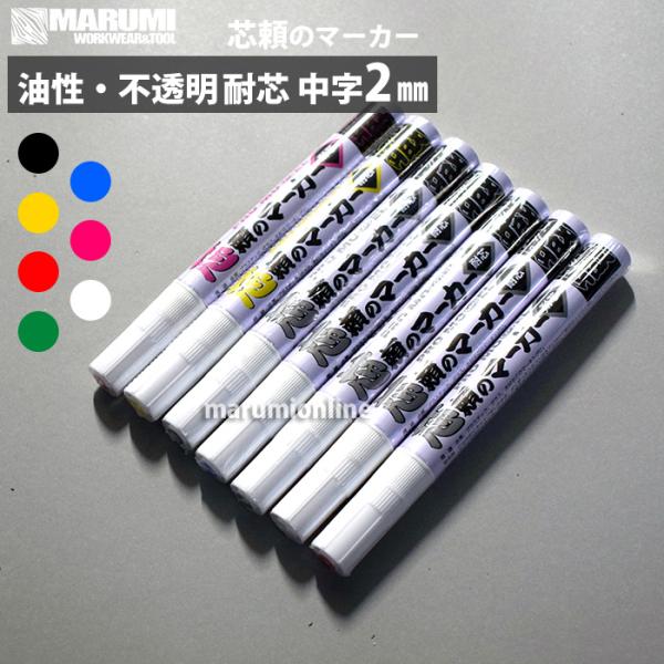 芯頼のマーカー 日本製 耐芯 中字 2ｍｍ 油性・不透明 建築・工業用 プロモデル サクラクレパス(...