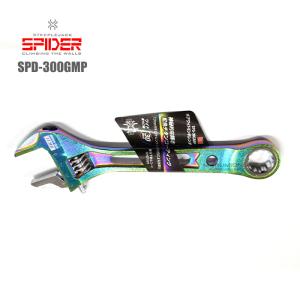 SK11 藤原産業 虹色チタンコーティング ギア 17mm ワイドモンキレンチ