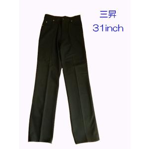 31inch メンズ　ブラックデニム　ブラック（三昇株式会社）ストレート　