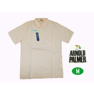 昭和レトロ　紳士　半袖ポロシャツ　Mサイズ　ピンク（アーノルドパーマー　Arnold　Palmer）