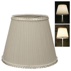 ランプシェード　スタンド交換用　アーム式　直径40cm　ランダムプリーツ