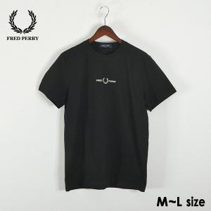 フレッドペリー エンブロイダードTシャツ メンズ 半袖Tシャツ 半そで 無地 ロゴ FRED PERRY 1001054 M2706-mLm メール便可｜marumiya-world