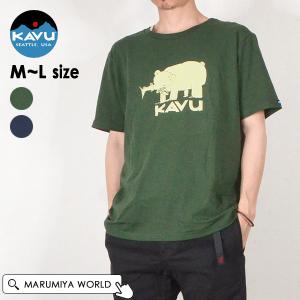 カブー Tシャツ メンズ アウトドア ハイベアTシャツ トップス 半そで 半袖 シンプル プリント 半袖Tシャツ KAVU 1001170 198218280-mLmm メール便可｜marumiya-world