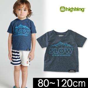 メール便可 ハイキング slow short sleeve[80-120cm] 1181-1115-1-12M キッズ ベビー トップス Tシャツ 半そで プリント 男の子 子供服 highking 4018273｜marumiya-world