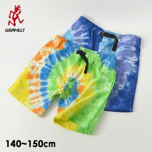 メール便可 グラミチ GKP-21S205-J-m15m KIDS ONE TIEDYE G-SHORTS/キッズタイダイジーショーツ(J)[140-150] キッズ ジュニア GRAMICCI 4023828｜marumiya-world