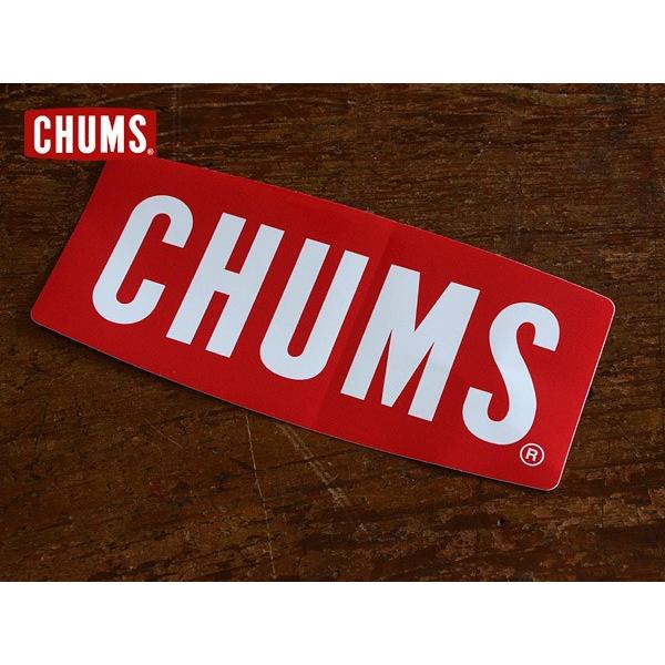 チャムス ステッカー チャムスミディアムロゴステッカー CHUMS Sticker CH62-107...