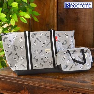 メール便不可 ルートート マミールー スヌーピー Mg レディース カバン 鞄 バッグ トート 総柄 ポーチ