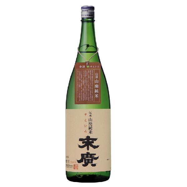 末廣酒造　會津　伝承山廃純米酒　末廣　1.8L　[日本酒/福島県/会津/すえひろ]