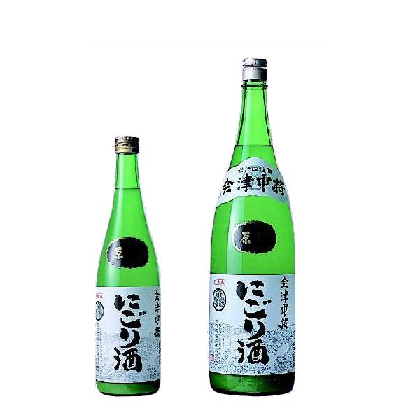 鶴乃江酒造　会津中将　原酒にごり酒　720ml（日本酒）