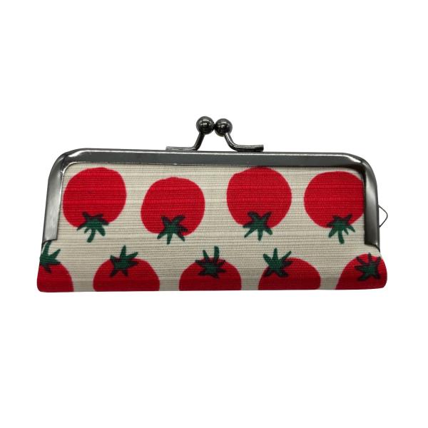 和布華　印鑑ケース　トマトドット