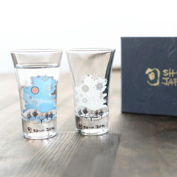 『冷感雪結晶』『天開グラス ペアセット』