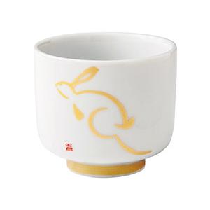 【丸モ高木陶器直営】５勺干支コレクション盃　兎