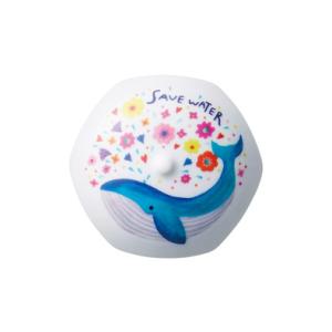 『排水口カバー −まっこうくじら―』　楽しく節水！子供たちと一緒にエコ生活を。