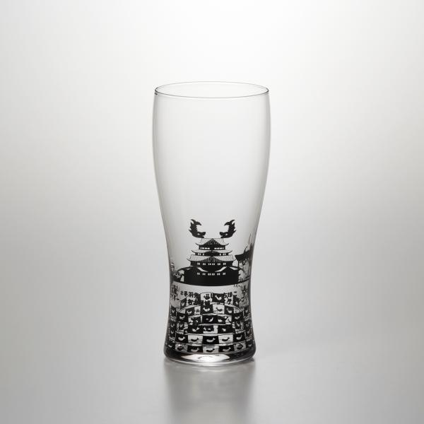 『夕日を眺める トラベリンググラス 名古屋』グラス ビール ハイボール