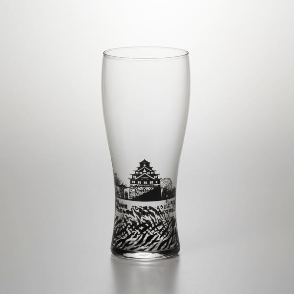 『夕日を眺める トラベリンググラス 大阪府』グラス ビール ハイボール