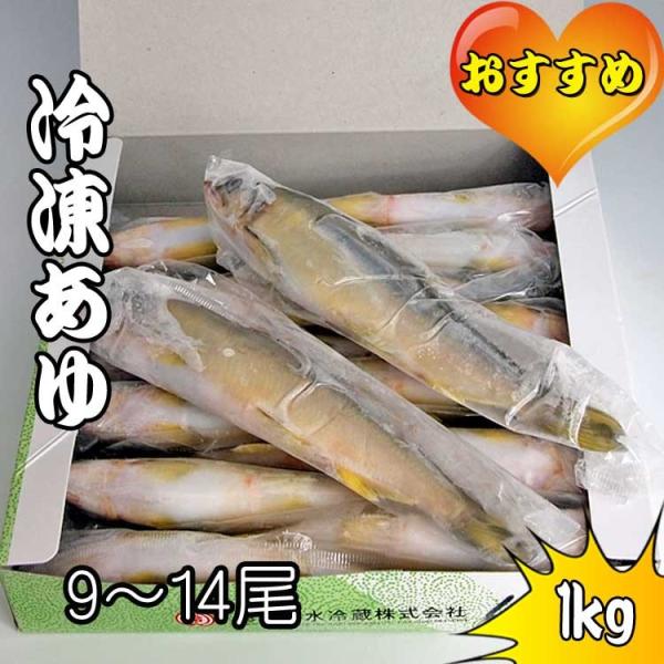 冷凍あゆ9〜14尾［アユ］［鮎］［香魚］［年魚］　532P17Sep16