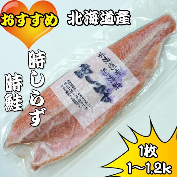 時鮭フィレ（時しらず）1枚1〜1.2ｋ　05P04Jul15