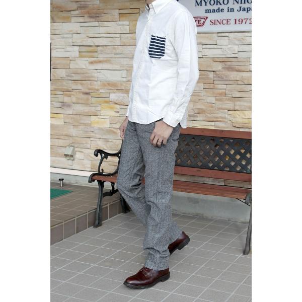 6104 ジャズネップ・へリンボン・トラウザーパンツ