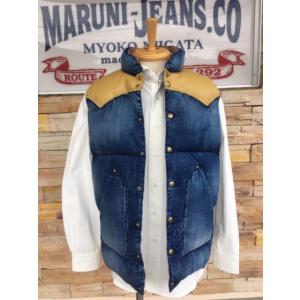 Rocky Mountain Featherbed ロッキーマウンテン・Ranchダウンベスト・デニム｜maruni-jeans