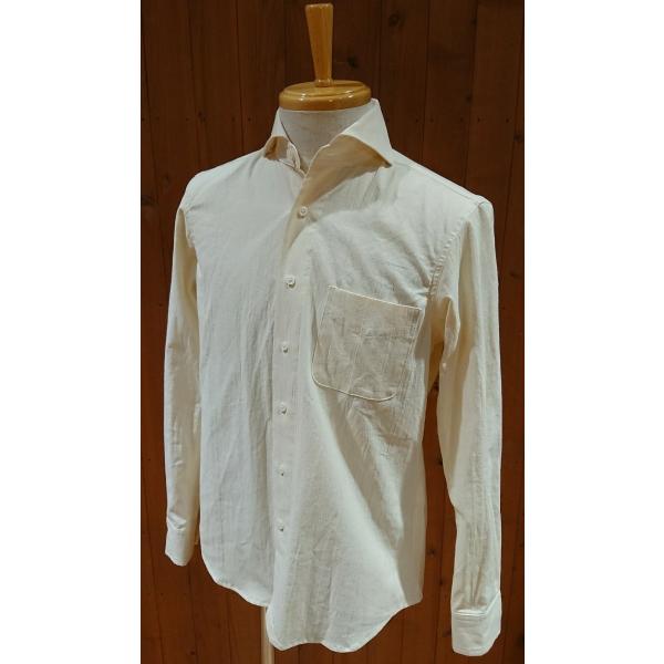 西脇長造商店　長造シャツ【シャンブレー 生成り】