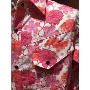 西脇長造商店.新潟シャツ　ウエスタン花柄シャツ