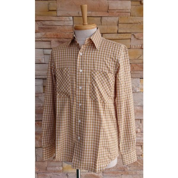 Blue Snow Whiteブルースノーホワイト/ BSW長袖シャツ　レギュラー【チェック　カラシ...