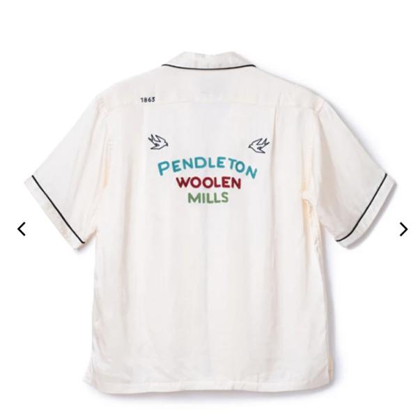 PENDLETON ペンドルトン / ショートスリーブ パイピング エンブロイダリー オープンカラー...
