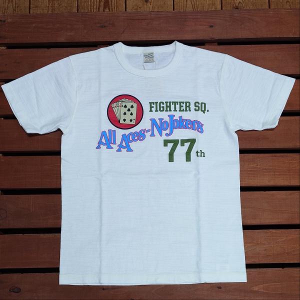 BUZZ RICKSON'S / SLUB YARN T-SHIRT　”ALL ACES NOJOK...