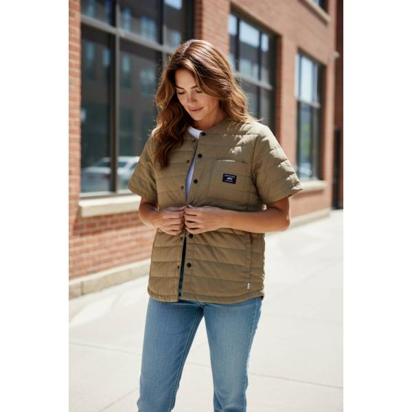 【サイズM、L、XL】　Blue Snow White  / マルニ特注品・難燃素材ダウンT