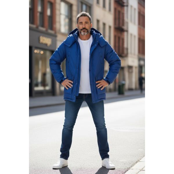 Blue Snow White / マルニオリジナルダウンジャケット 【ネイビー】日本製