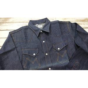 MAVERICKマーベリック /　デニムウエスタンシャツ 復刻モデル　（デットストック） K5000-00｜maruni-jeans