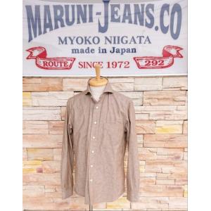 西脇長造商店 / 長袖シャツ　CLシャンブレー22【キャメル】