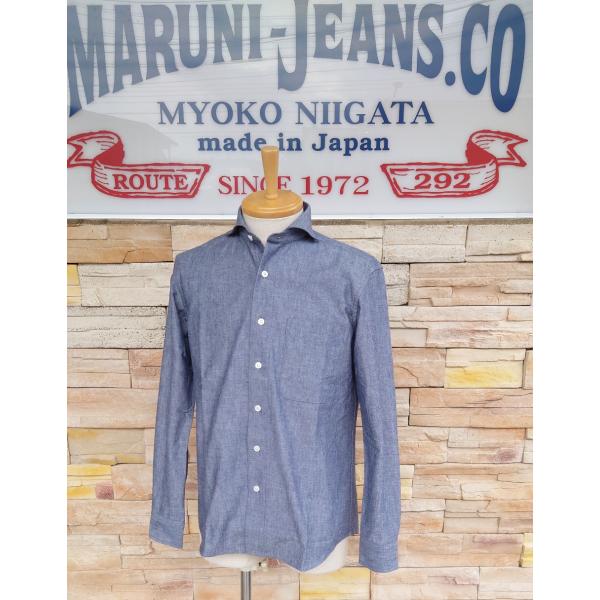 西脇長造商店 / 長袖シャツ　CLシャンブレー22【ネイビー】