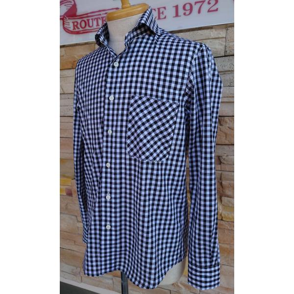 西脇長造商店 / 長袖シャツ　ギンガムチェック大【ブラック】