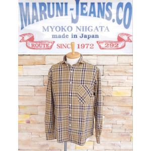 MARUNI JEANS マルニオリジナル 長袖シャツ / ドット(ブルー) : マルニ