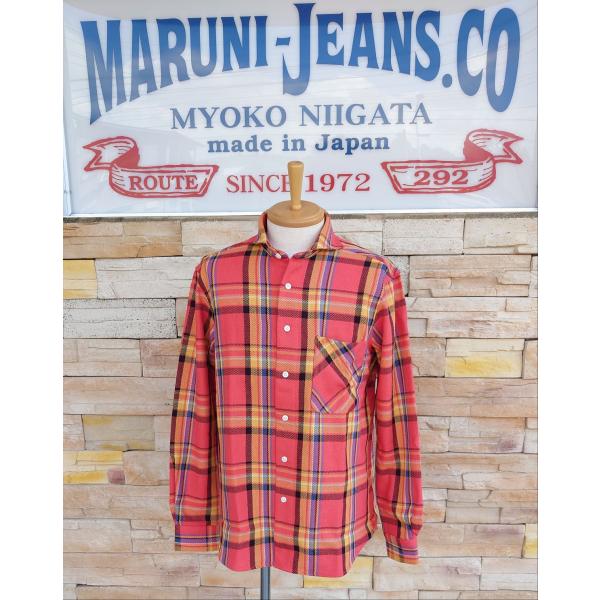 西脇長造商店 / 長袖シャツ　ヴィンテージチェック【レッド】