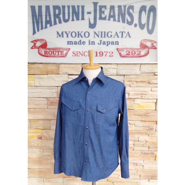 西脇長造商店 / 長袖ウエスタンシャツ【8ozデニム】