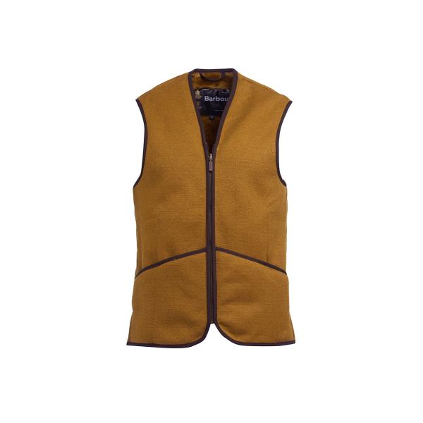Barbour / フロントジップ ファー ライナー ベスト レギュラーフィット MLI0004