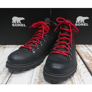 SOREL ソレル / MADSON HIKER WATERPROOFマドソン ハイカー ウォータープルーフ NM2620　col011BLACK｜maruni-jeans